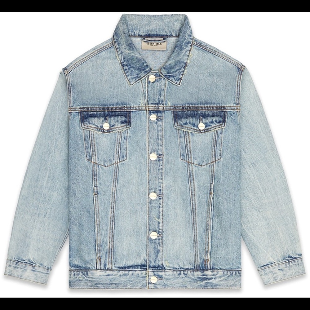 🔥SOLD Fear of God Essentials Denim Jacket